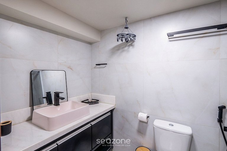 Studio em Cond. c/ Piscina e Vista Mar SVM1310