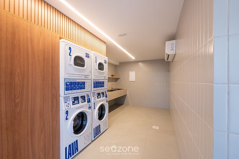 Studio c/ Vista p/ Mar a 830m da Praia JDN1016