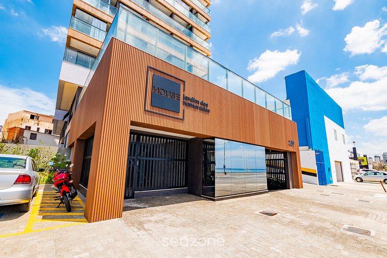 Studio c/ Vista p/ Mar a 830m da Praia JDN1016