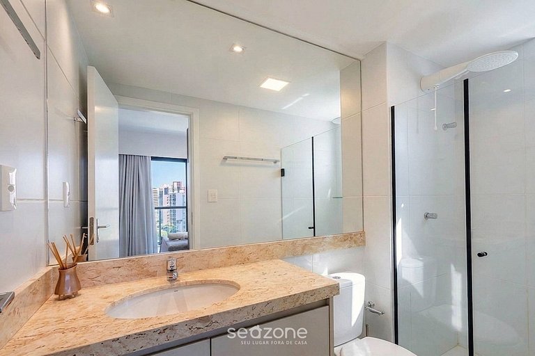 Apto. en Condo. c/ Piscina a 620m Playa BLB0901