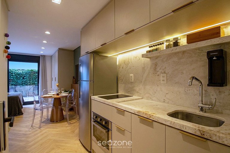 Studio en Condo. c/ Piscina y Vista MVE0204
