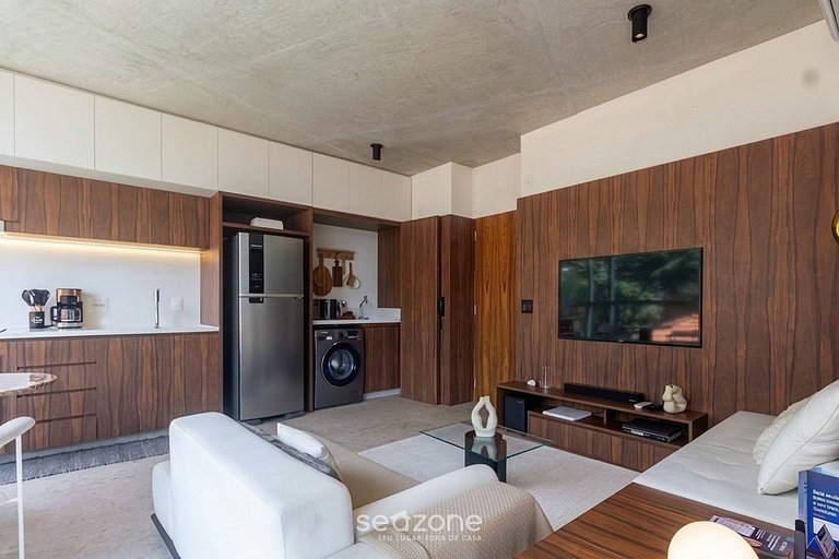 Apto. c/ Terraza en Condo. c/ Piscina FLI0022