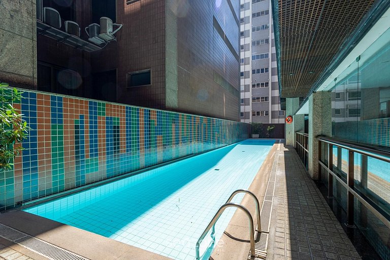 Apto. em Cond. c/ Piscina a 80m da Praia FVS0305