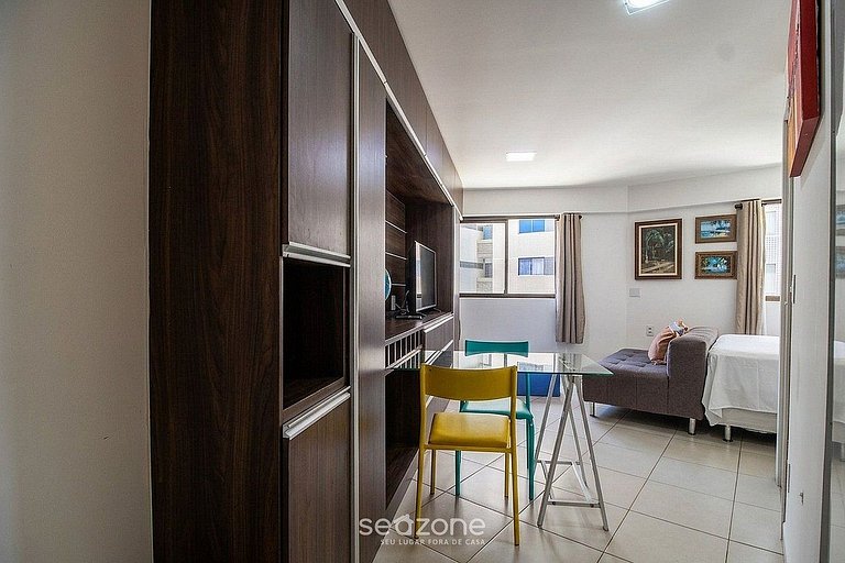 Estúdio elegante com vista para a cidade BCM0403