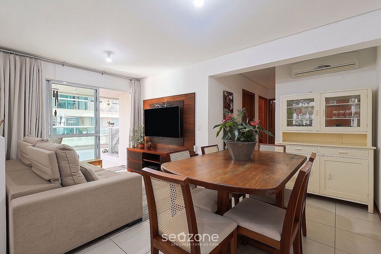 Apto. em Cond. c/ Piscina a 910m do Mar BBH0102