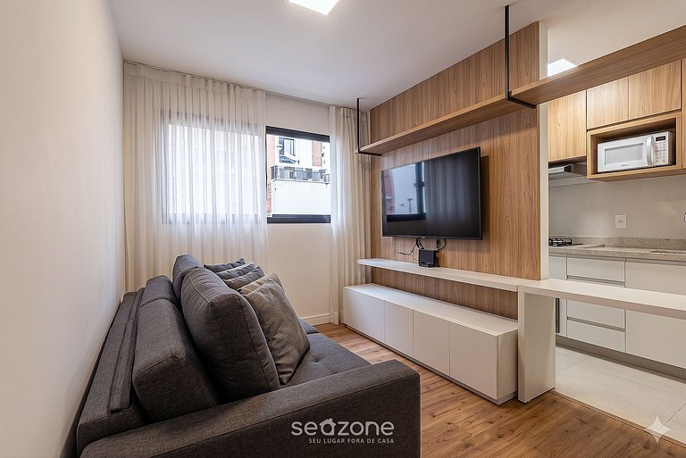 Studio em Cond. a 420m da Praia EEP1002