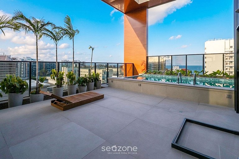 Studio em Cond. c/ Piscina a 760m Praia JML0801