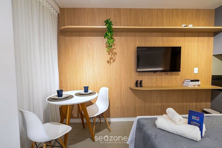 Studio en Condo. c/ Piscina a 760m Playa JML0801