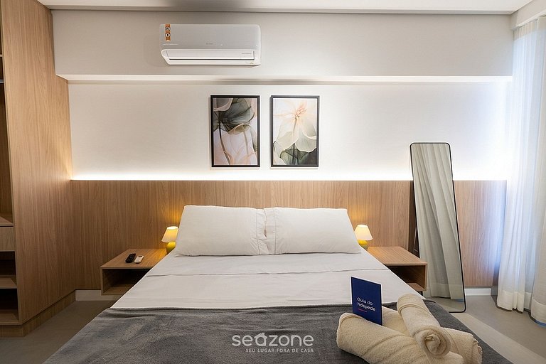 Studio em Cond. c/ Piscina a 760m Praia JML0801