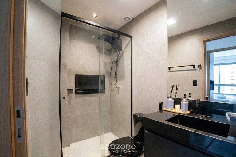 Apto. em Cond. c/ Piscina a 850m da Praia SRS1005