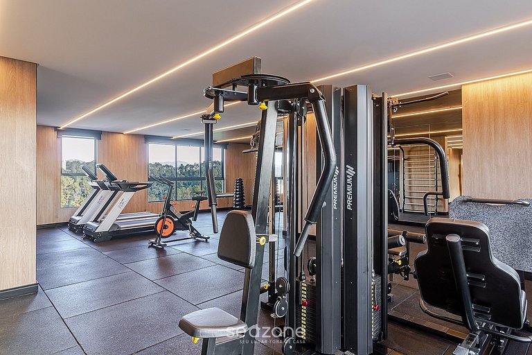 Studio em Cond. c/ Piscina e Vista Cid. SOS0304