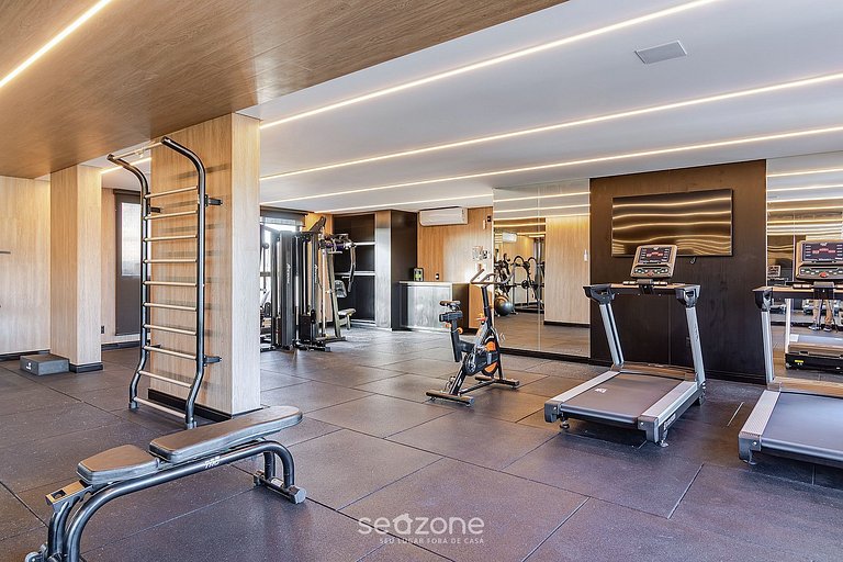 Studio em Cond. c/ Piscina e Vista Cid. SOS0304