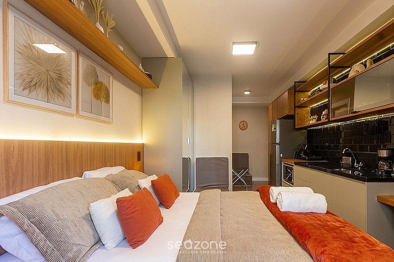 Studio Bela Vista c/Piscina prox Paulista ACP0413
