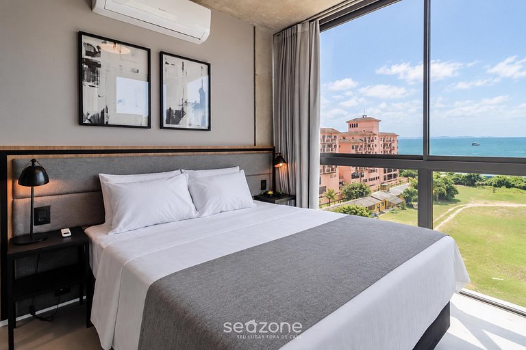 Estúdio de luxo com vista mar em Jurerê SPJ0505