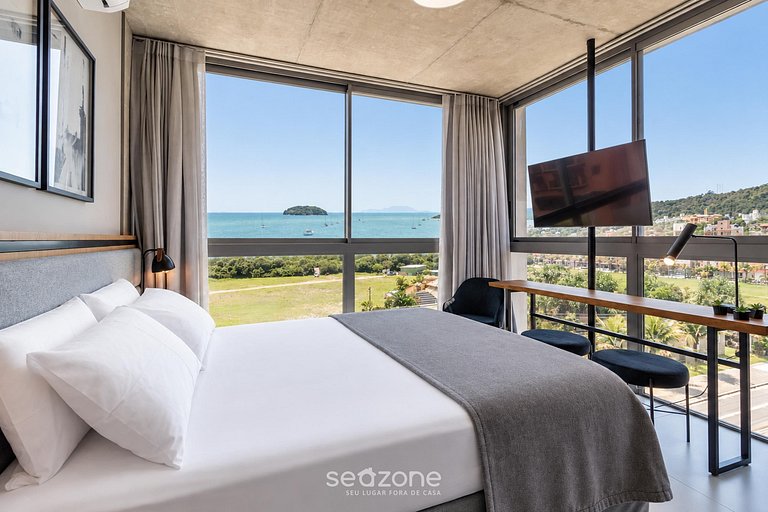 Estúdio de luxo com vista mar em Jurerê SPJ0505
