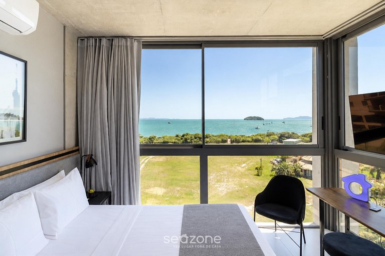 Estúdio de luxo com vista mar em Jurerê SPJ0505