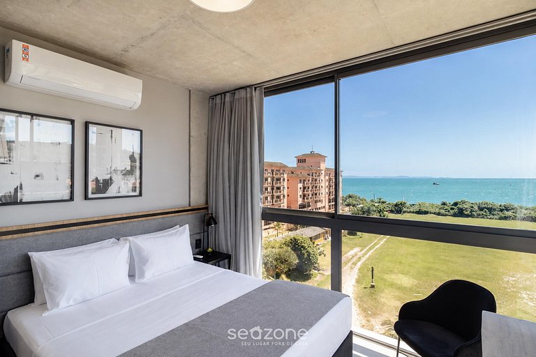 Estúdio de luxo com vista mar em Jurerê SPJ0505