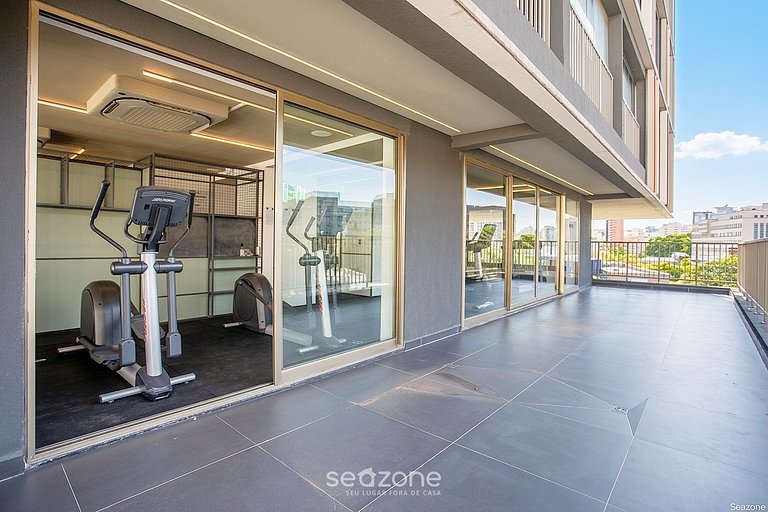 Studio em Cond. c/ Piscina e Vista Cid. VNM2006