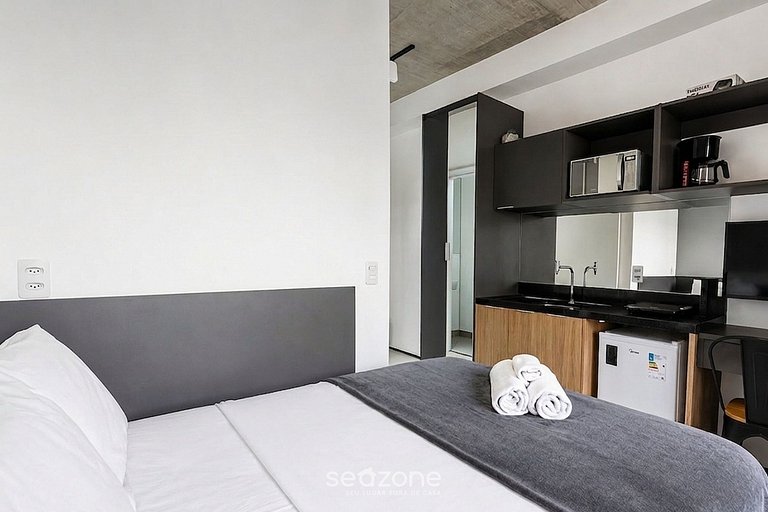 Studio Bien ubicado c/ Terraza VNU0320