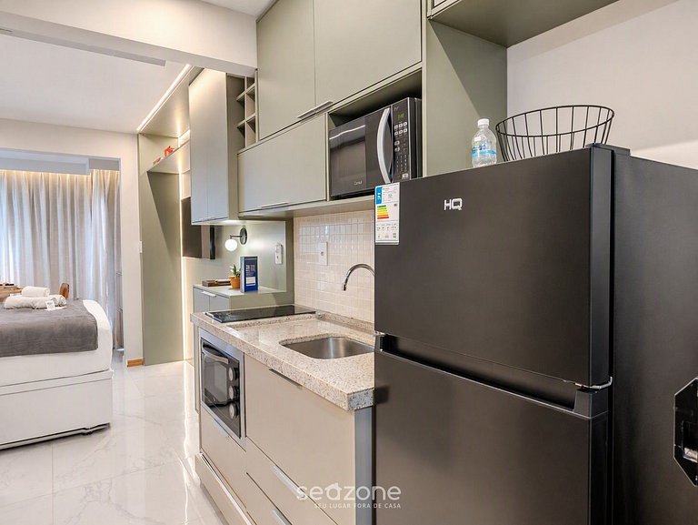 Studio em Cond. c/ Piscina a 760m Mar SMT0212