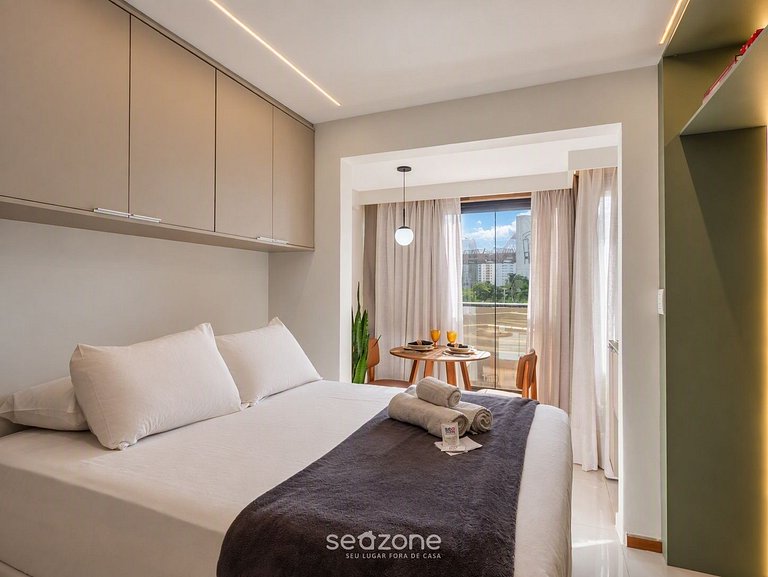 Studio en Condo. c/ Piscina a 760m Mar SMT0212