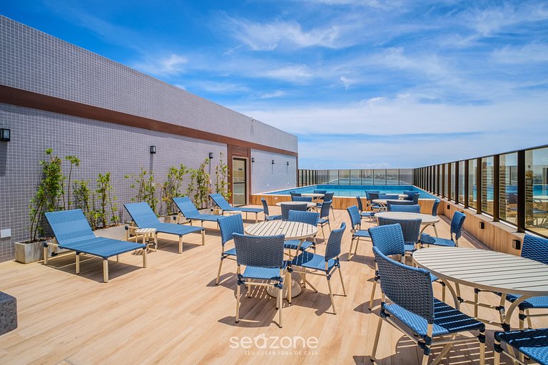 Studio em Cond. c/ Piscina a 760m Mar SMT0212