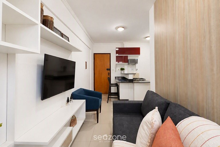 Studio Bem localizado em Cond. POE0322