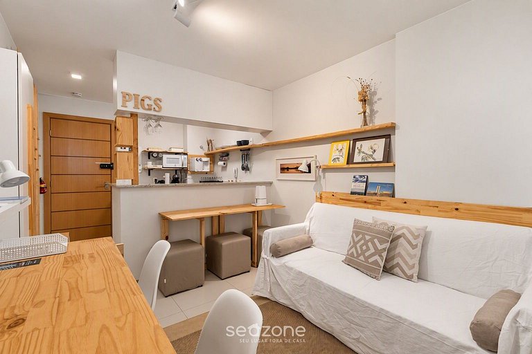 Apto. en Condo. c/ Piscina y Vista Cid. DMO0124