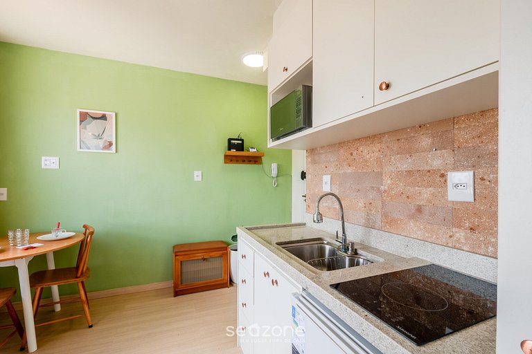Studio em Cond. c/ vista p/ Mar SES0710