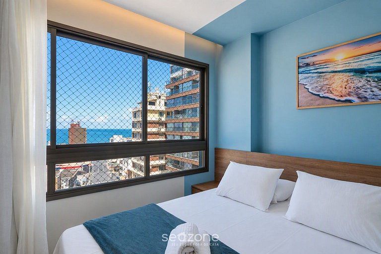 Apto. c/ vista al Mar en Condo. c/ Pisc. CAO0801