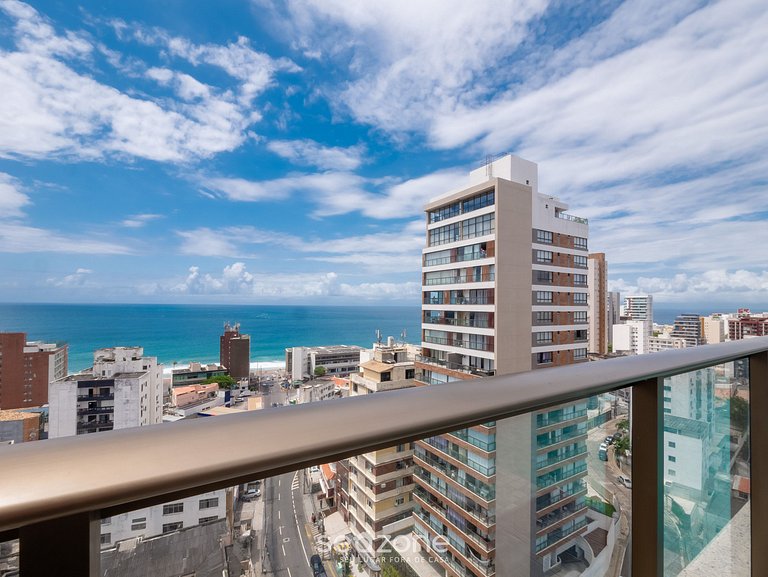 Apto. c/ vista al Mar en Condo. c/ Pisc. CAO0801