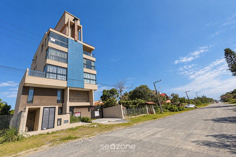 Apto. c/ vista p/ Mar a 630m da Praia VCD0302