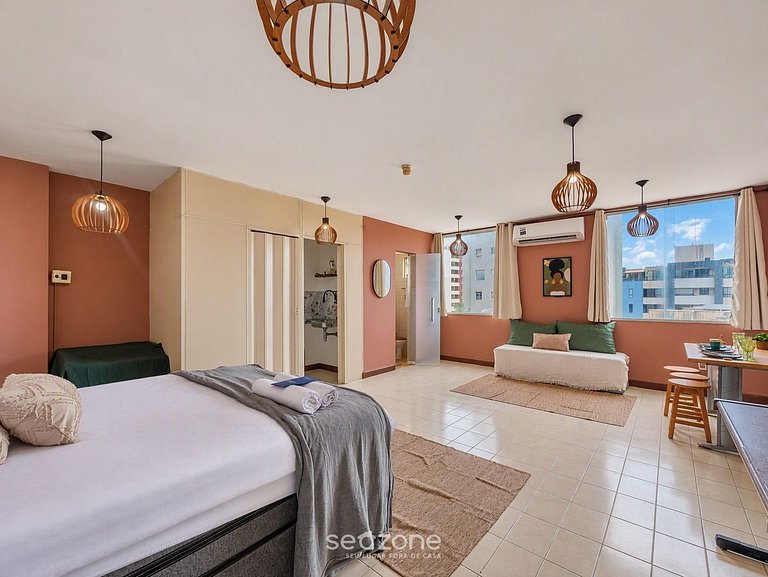 Studio c/ vista al Mar a 750m de Playa LCS0504