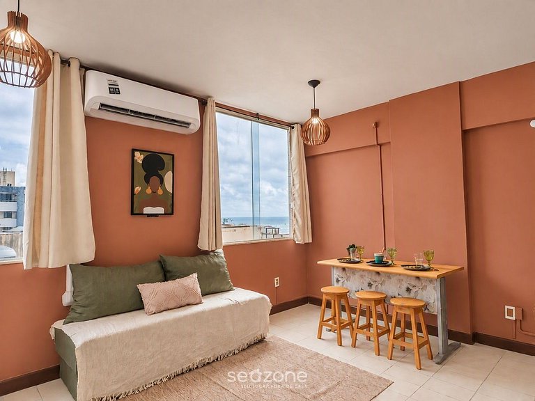 Studio c/ vista al Mar a 750m de Playa LCS0504