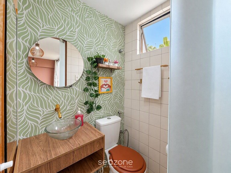 Studio c/ vista p/ Mar a 750m da Praia LCS0504