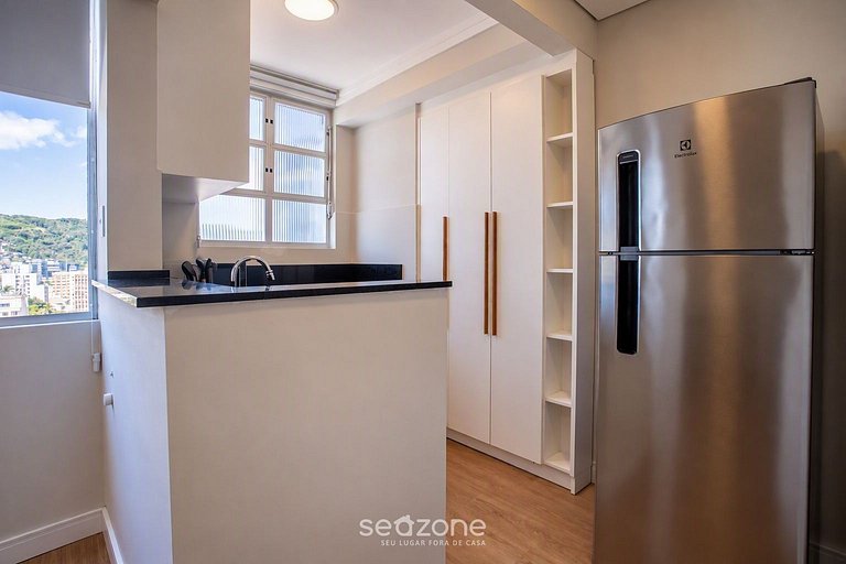 Studio em Cond. c/ vista p/ Mar DIVB1404