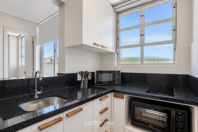 Studio em Cond. c/ vista p/ Mar DIVB1404