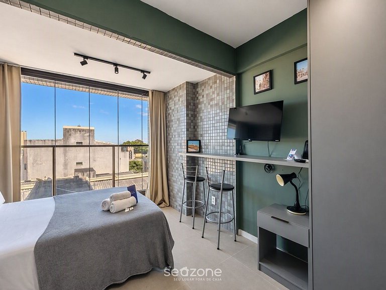 Apto. c/ Vista Mar en Condo. c/ Piscina EDF0307