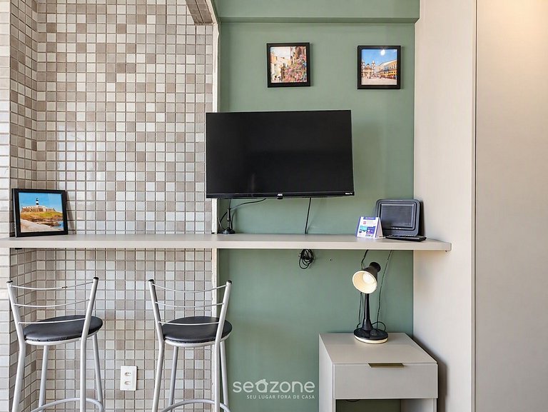 Apto. c/ Vista Mar en Condo. c/ Piscina EDF0307