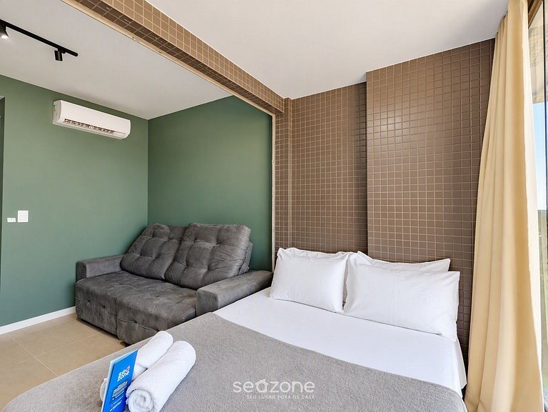 Apto. c/ Vista Mar en Condo. c/ Piscina EDF0307
