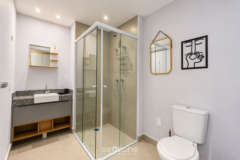 Studio c/ Terraço em Cond. c/ Coworking TPA0112
