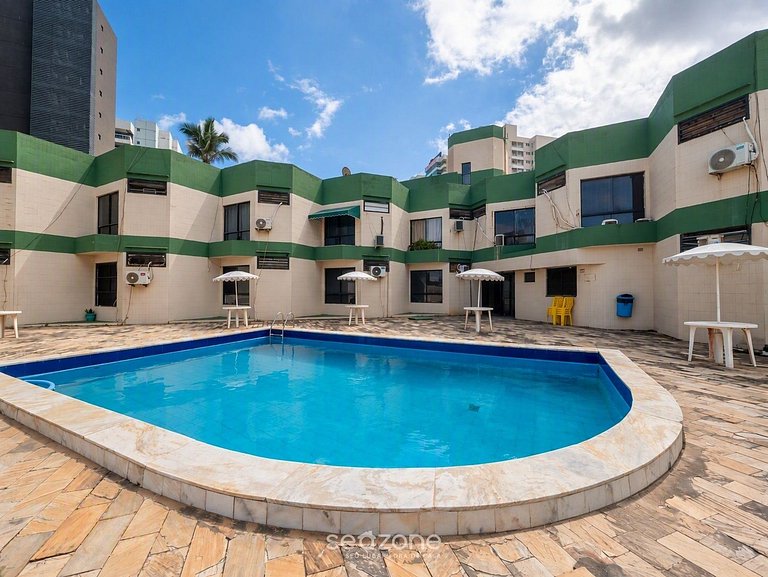 Apto. en Condo. c/ Piscina a 890m Playa GRV0119