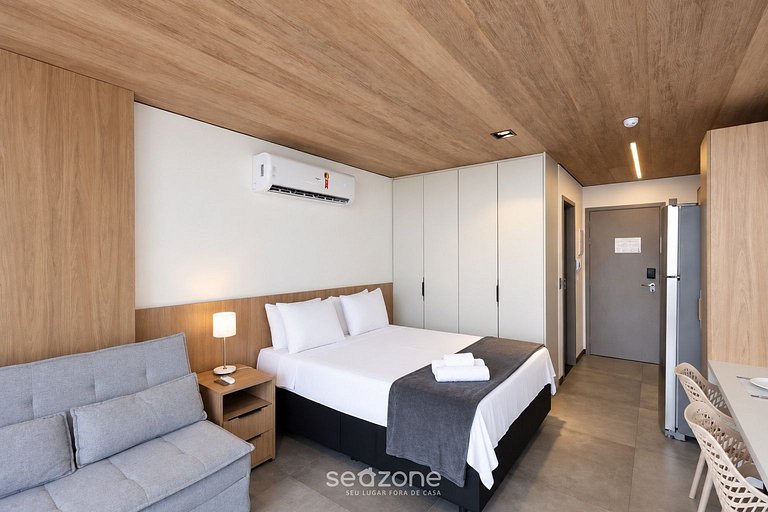 Studio c/ vista p/ Praia em Cond. NWT0517