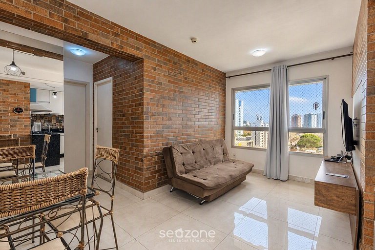 Apto. em Cond. c/ Piscina e Vista Cid. SIU0011