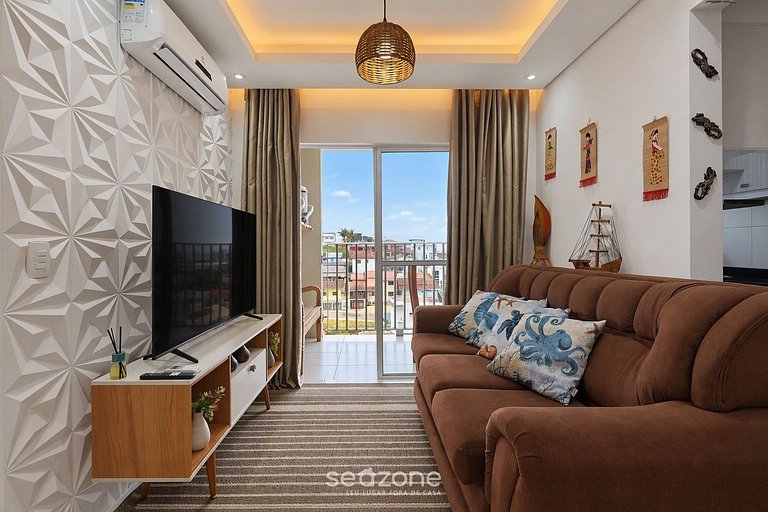 Apto. c/ vista al Mar en Condo. c/ Pisc. BOR0808