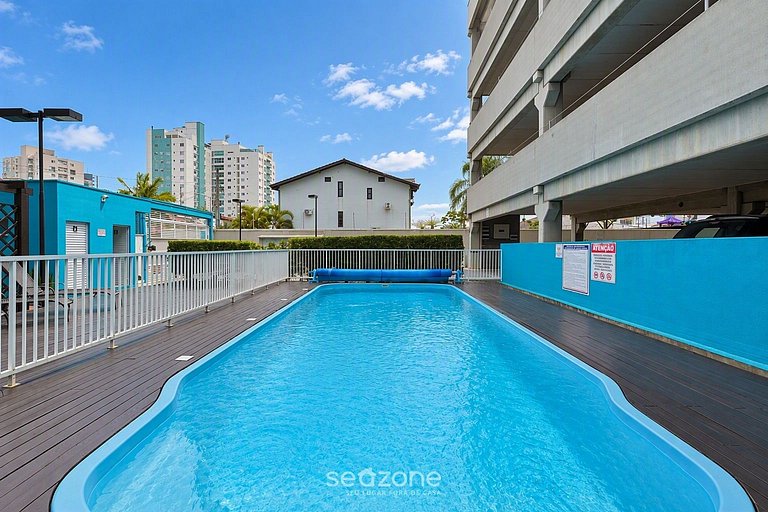 Apto. c/ Vista p/ Mar em Cond. c/ Piscina BOR0808