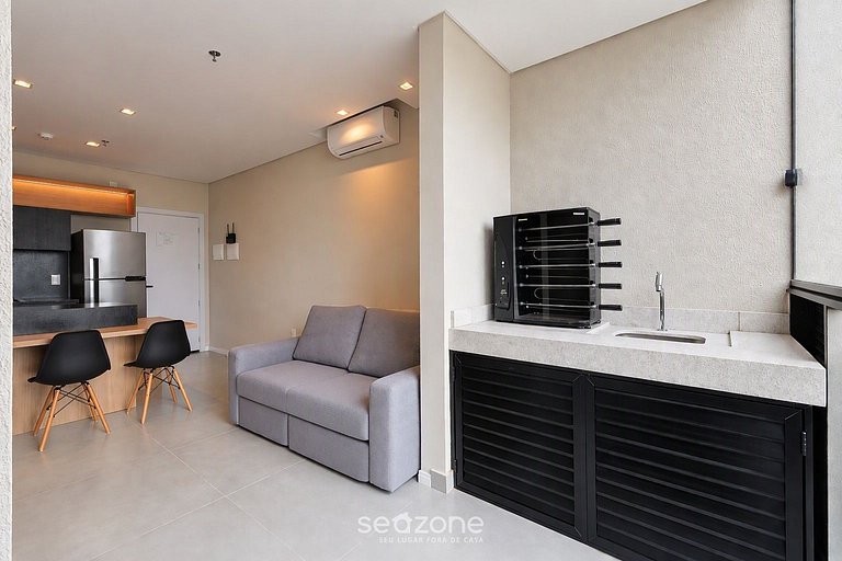 Estudio c/ parr. en Condo. c/ Piscina FFS1110