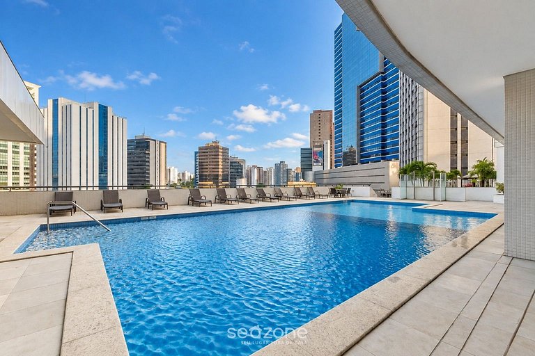 Studio Bien ubicado en Condo. c/ Piscina MSB1503