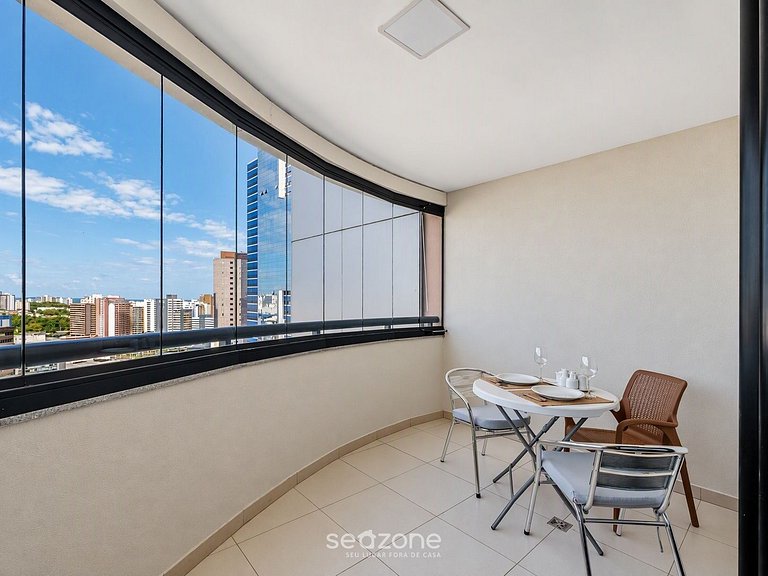 Studio Bem localizado em Cond. c/ Piscina MSB1503