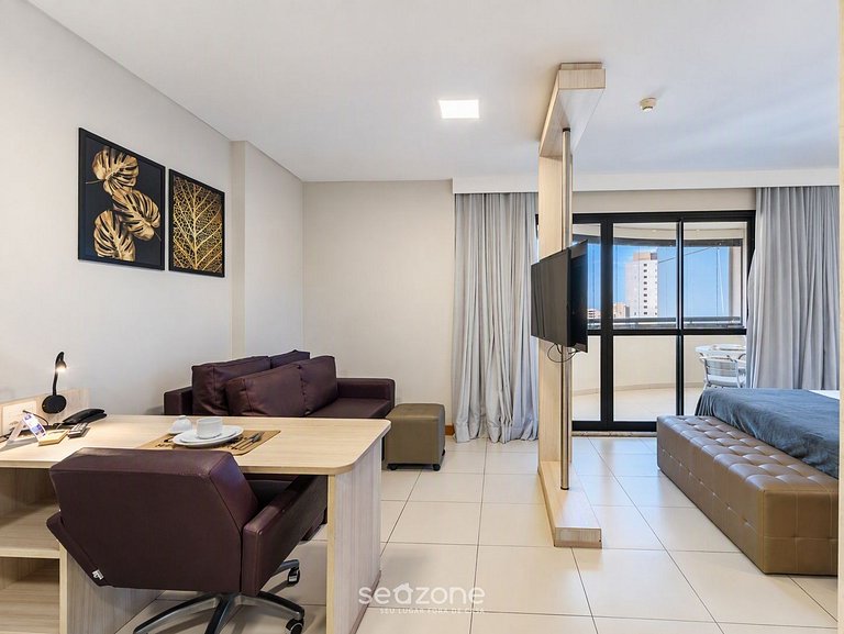 Studio Bien ubicado en Condo. c/ Piscina MSB1503